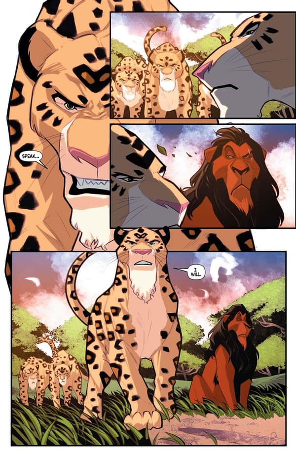 Interior preview page from The Lion King #4
