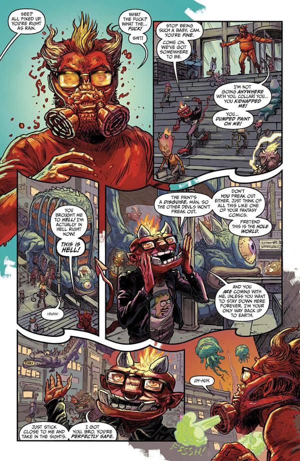 Interior preview page from The Lucky Devils #8