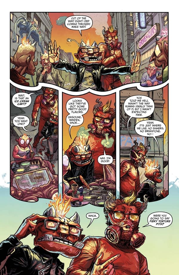 Interior preview page from The Lucky Devils #8