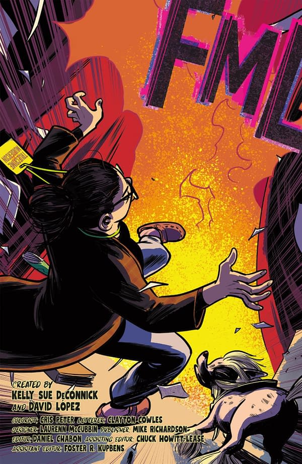 Interior preview page from FML #8 DAVID LóPEZ COVER