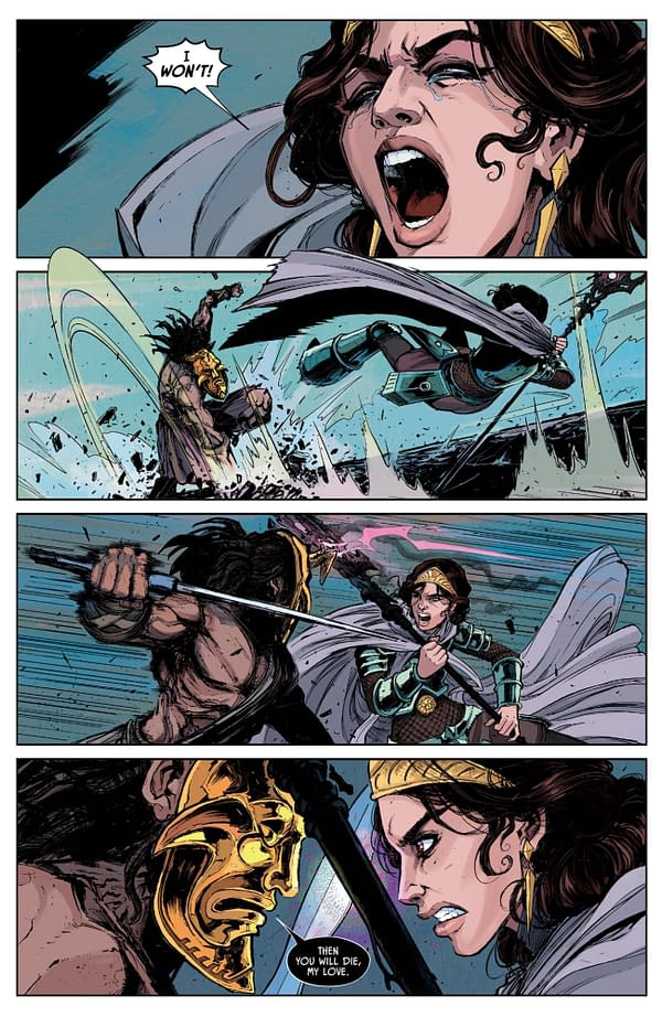 Interior preview page from MAGIC: THE GATHERING: UNTOLD STORIES - ELSPETH #4 OWEN GIENI COVER