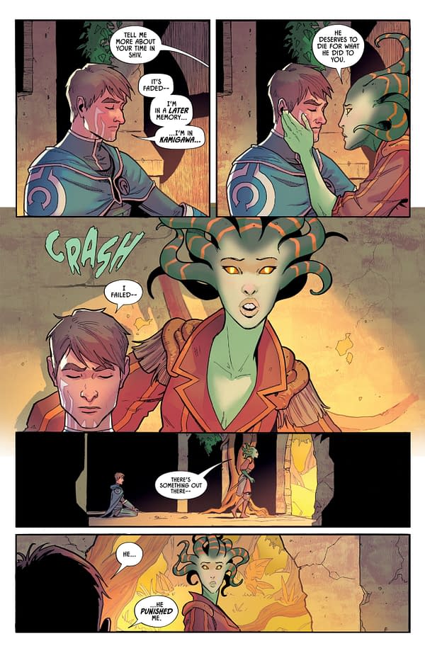 Interior preview page from MAGIC: THE GATHERING: UNTOLD STORIES--JACE #2 CAITLIN YARSKY COVER