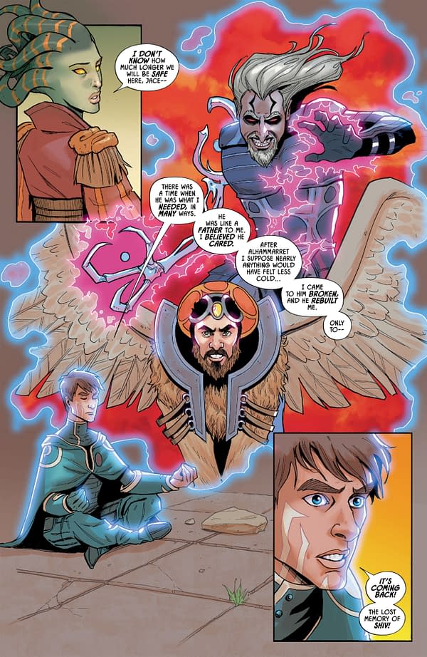 Interior preview page from MAGIC: THE GATHERING: UNTOLD STORIES--JACE #2 CAITLIN YARSKY COVER