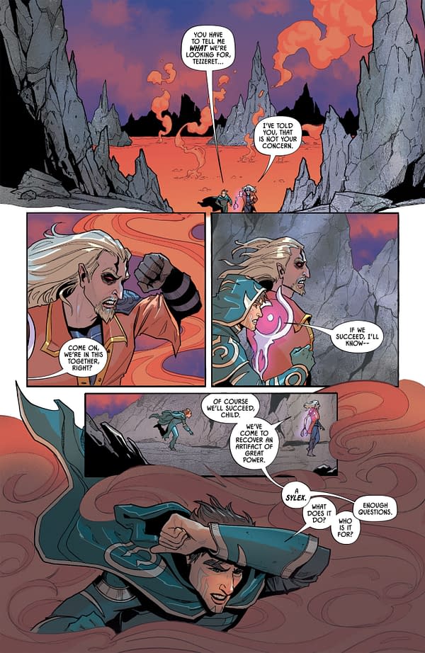 Interior preview page from MAGIC: THE GATHERING: UNTOLD STORIES--JACE #2 CAITLIN YARSKY COVER