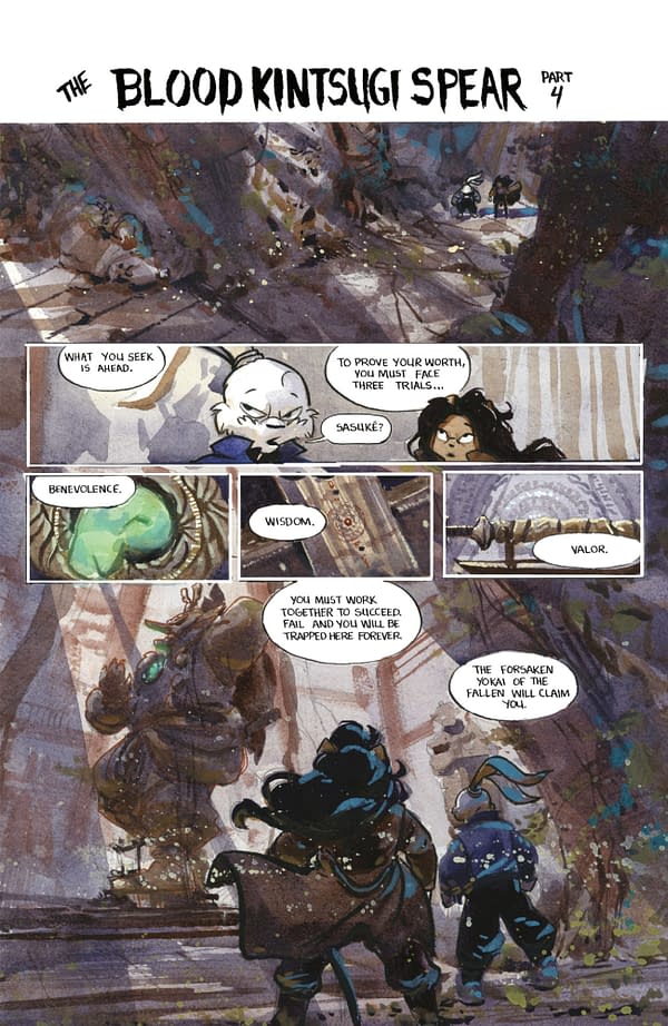 Interior preview page from USAGI YOJIMBO: KAITō '84 #4 JARED CULLUM COVER