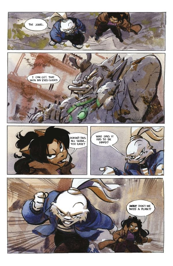 Interior preview page from USAGI YOJIMBO: KAITō '84 #4 JARED CULLUM COVER