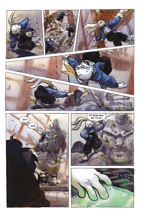 Interior preview page from USAGI YOJIMBO: KAITō '84 #4 JARED CULLUM COVER