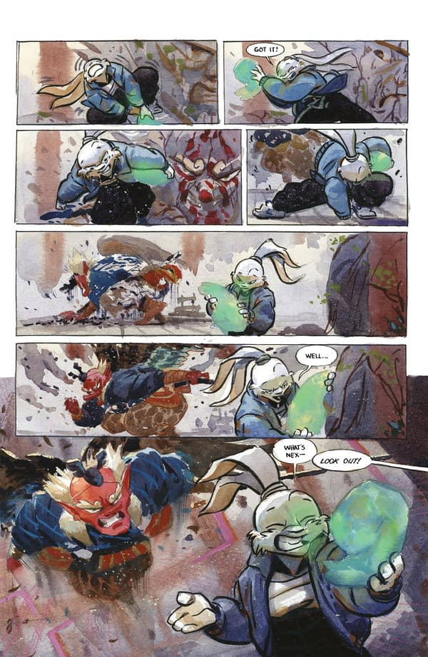 Interior preview page from USAGI YOJIMBO: KAITō '84 #4 JARED CULLUM COVER