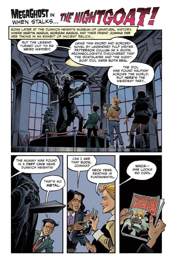Interior preview page from MEGAGHOST VOLUME 2 #3 GIDEON KENDALL COVER