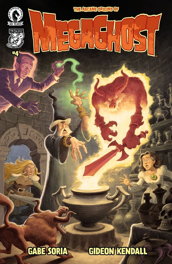 Cover image for MEGAGHOST VOLUME 2 #4 GIDEON KENDALL COVER