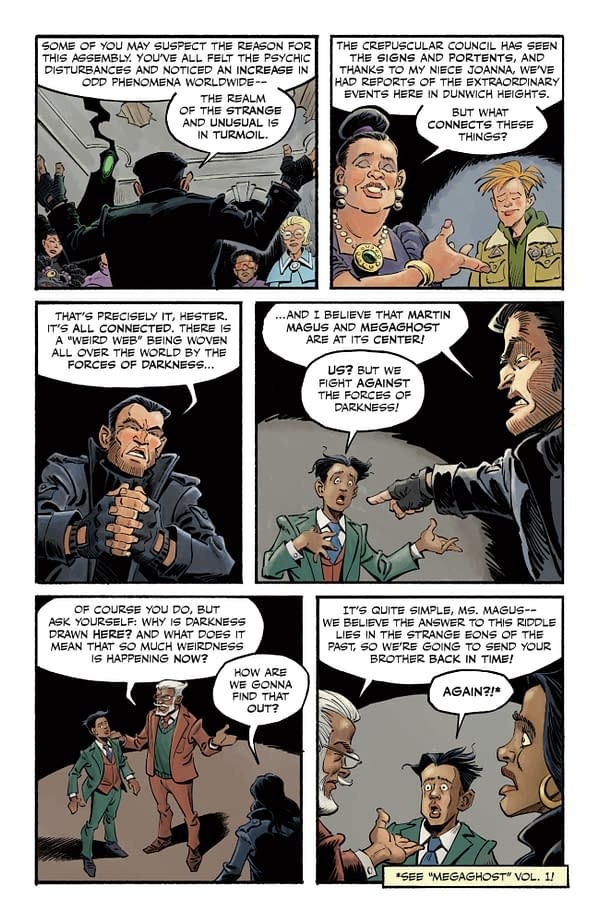 Interior preview page from MEGAGHOST VOLUME 2 #4 GIDEON KENDALL COVER