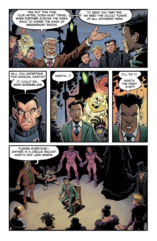 Interior preview page from MEGAGHOST VOLUME 2 #4 GIDEON KENDALL COVER