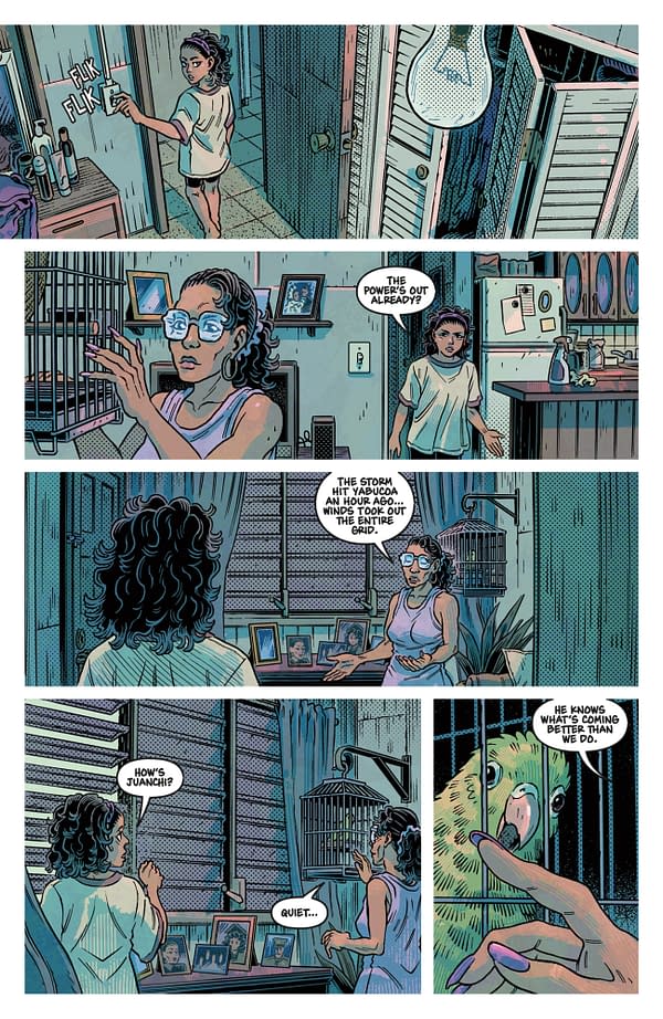 Interior preview page from BEAST OF BORIKEN #1 DANIEL IRIZARRI COVER