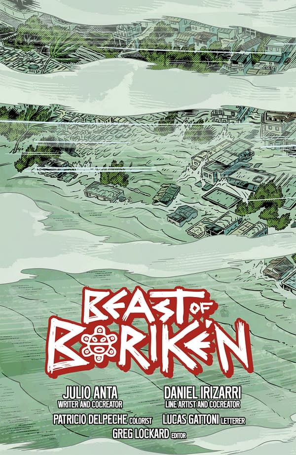 Interior preview page from BEAST OF BORIKEN #1 DANIEL IRIZARRI COVER