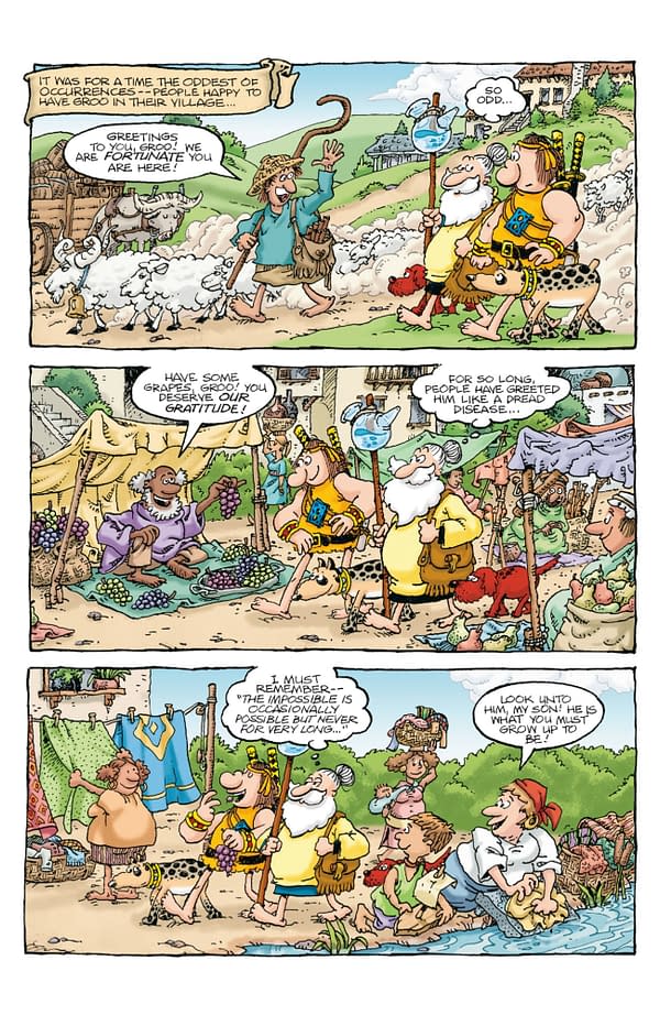 Interior preview page from GROO: THE PROPHECY #2 SERGIO ARAGONéS COVER