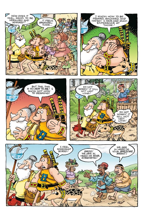 Interior preview page from GROO: THE PROPHECY #2 SERGIO ARAGONéS COVER
