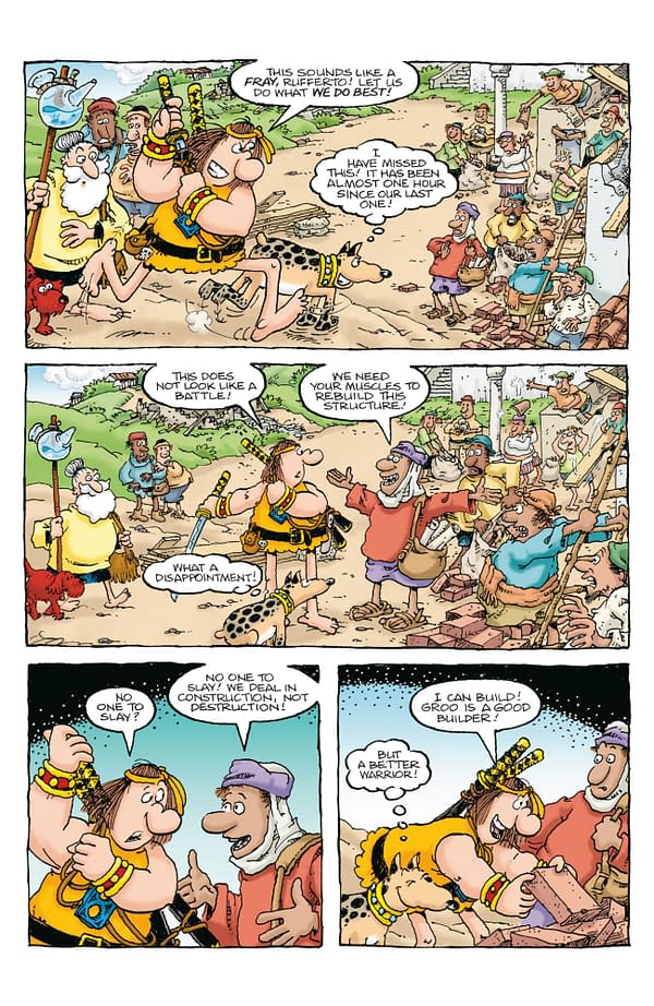 Interior preview page from GROO: THE PROPHECY #2 SERGIO ARAGONéS COVER