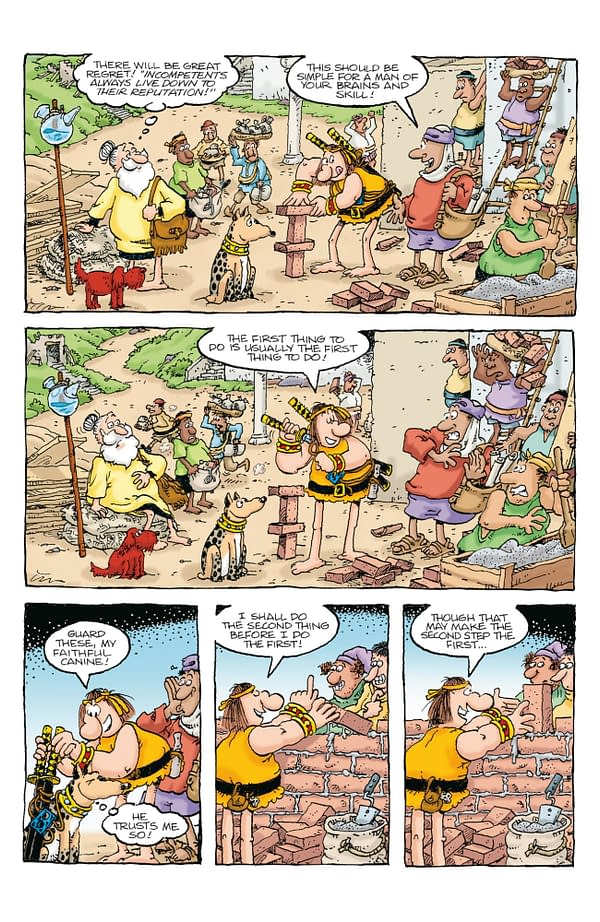 Interior preview page from GROO: THE PROPHECY #2 SERGIO ARAGONéS COVER