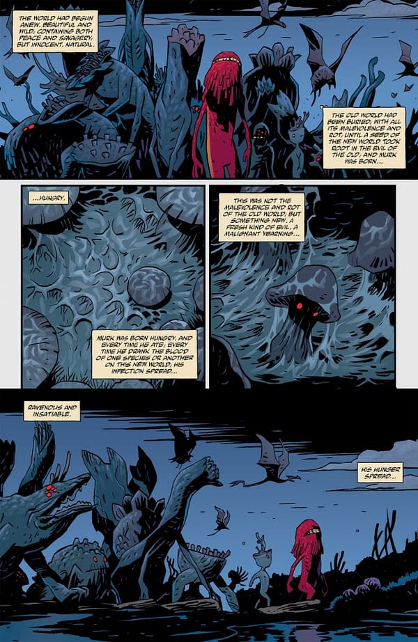 Interior preview page from FRANKENSTEIN: NEW WORLD - THE SPEED OF DARKNESS #2 PETER BERGTING COVER