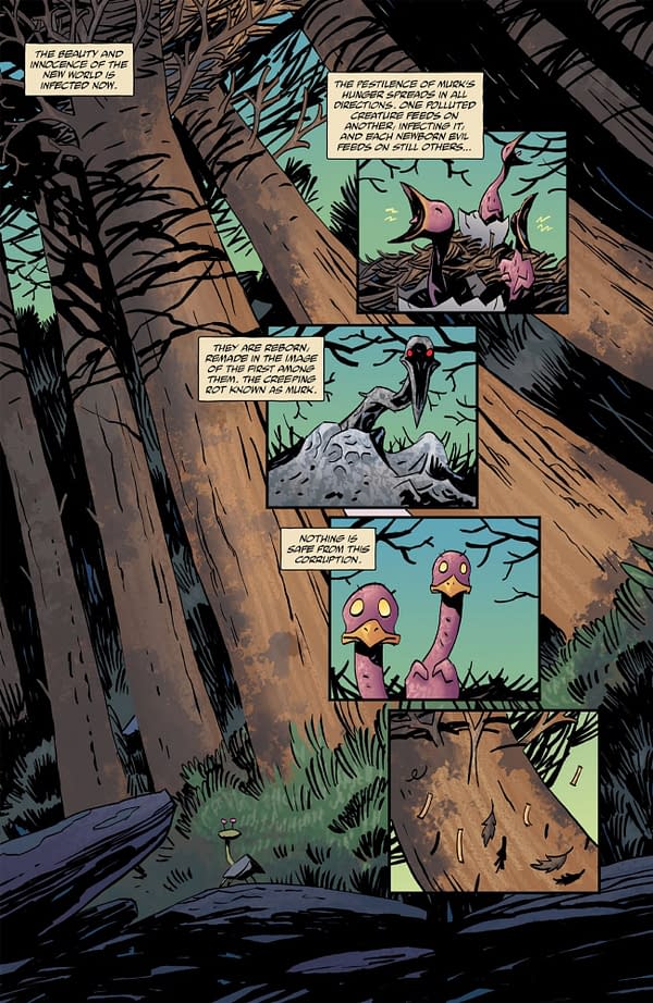 Interior preview page from FRANKENSTEIN: NEW WORLD - THE SPEED OF DARKNESS #2 PETER BERGTING COVER
