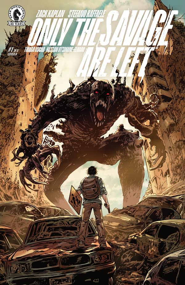 Cover image for ONLY THE SAVAGE ARE LEFT #1 STEFANO RAFFAELE COVER