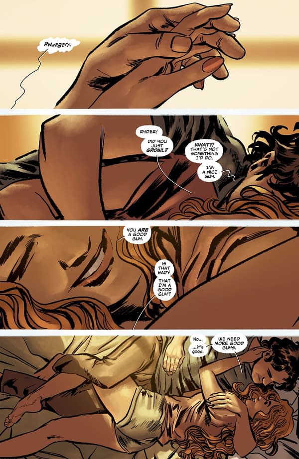 Interior preview page from ONLY THE SAVAGE ARE LEFT #1 STEFANO RAFFAELE COVER