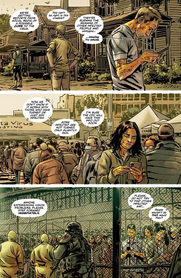 Interior preview page from ONLY THE SAVAGE ARE LEFT #1 STEFANO RAFFAELE COVER