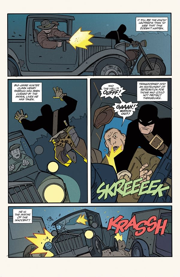Interior preview page from YOUNG HELLBOY: THRILLING SKY ADVENTURES #2 CRAIG ROUSSEAU COVER