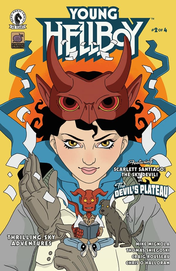 Cover image for Young Hellboy: Thrilling Sky Adventures #2 (CVR B) (Alice Darrow)