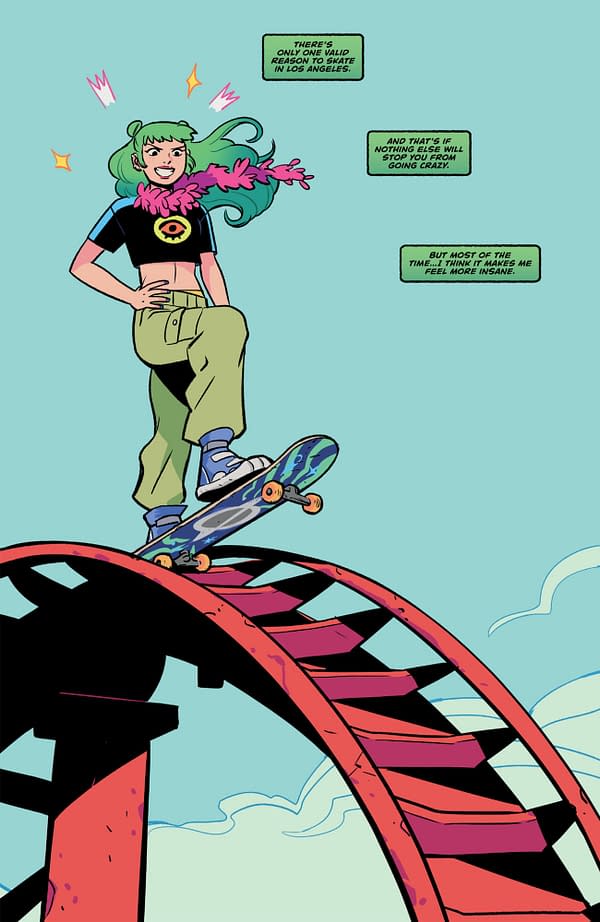 Interior preview page from SKATE ALI #1 NATACHA BUSTOS COVER