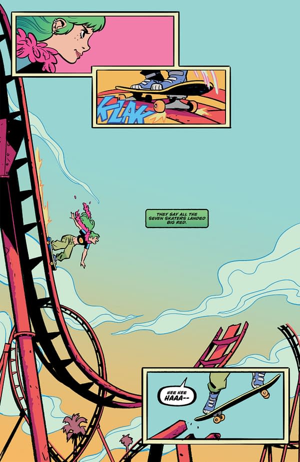 Interior preview page from SKATE ALI #1 NATACHA BUSTOS COVER