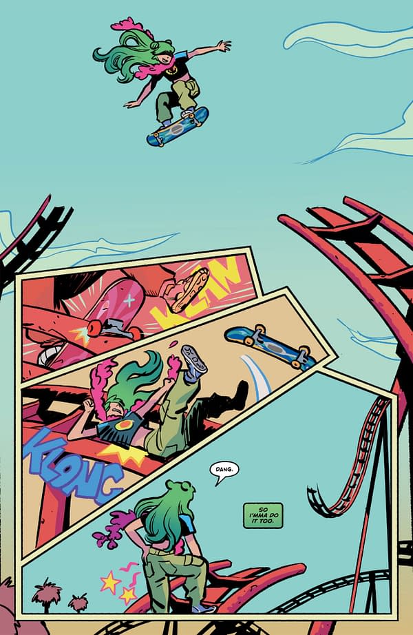 Interior preview page from SKATE ALI #1 NATACHA BUSTOS COVER