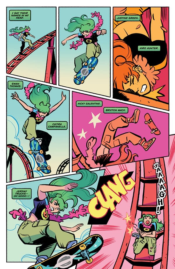 Interior preview page from SKATE ALI #1 NATACHA BUSTOS COVER