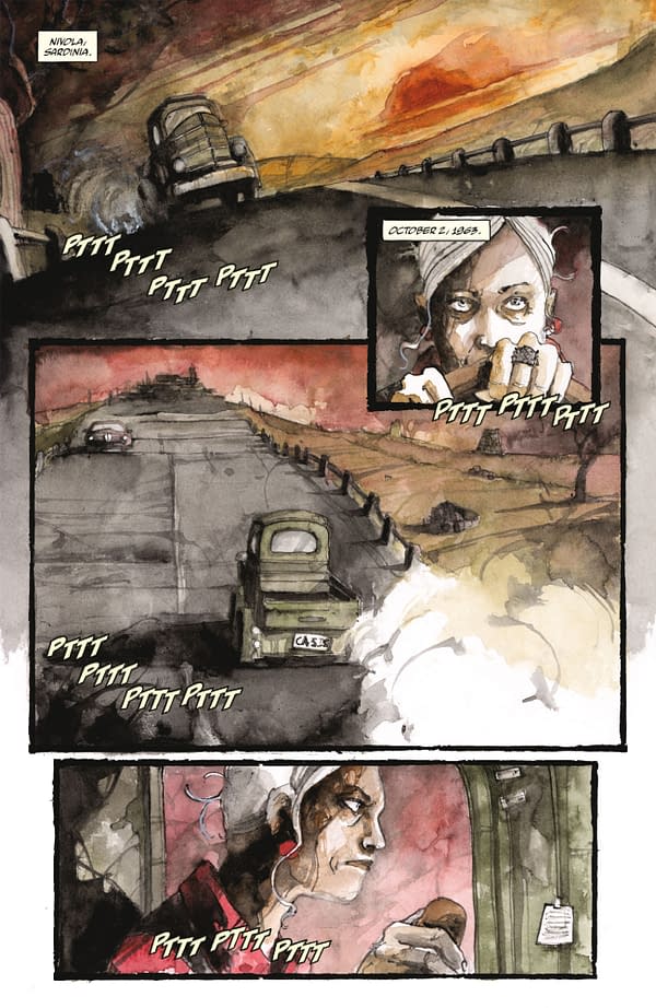 Interior preview page from HELLBOY AND THE B.P.R.D.: THE MONSTER OF NIVOLA DANIELE SERRA COVER