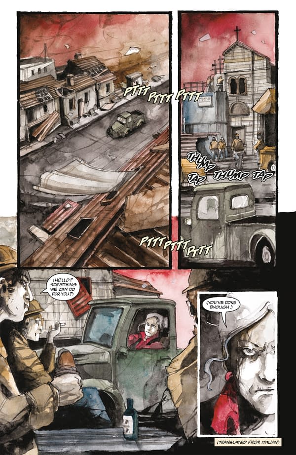 Interior preview page from HELLBOY AND THE B.P.R.D.: THE MONSTER OF NIVOLA DANIELE SERRA COVER