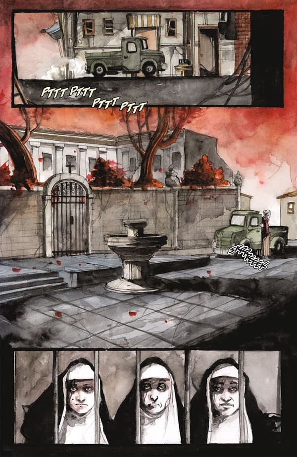 Interior preview page from HELLBOY AND THE B.P.R.D.: THE MONSTER OF NIVOLA DANIELE SERRA COVER