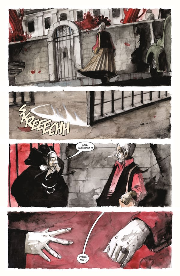 Interior preview page from HELLBOY AND THE B.P.R.D.: THE MONSTER OF NIVOLA DANIELE SERRA COVER