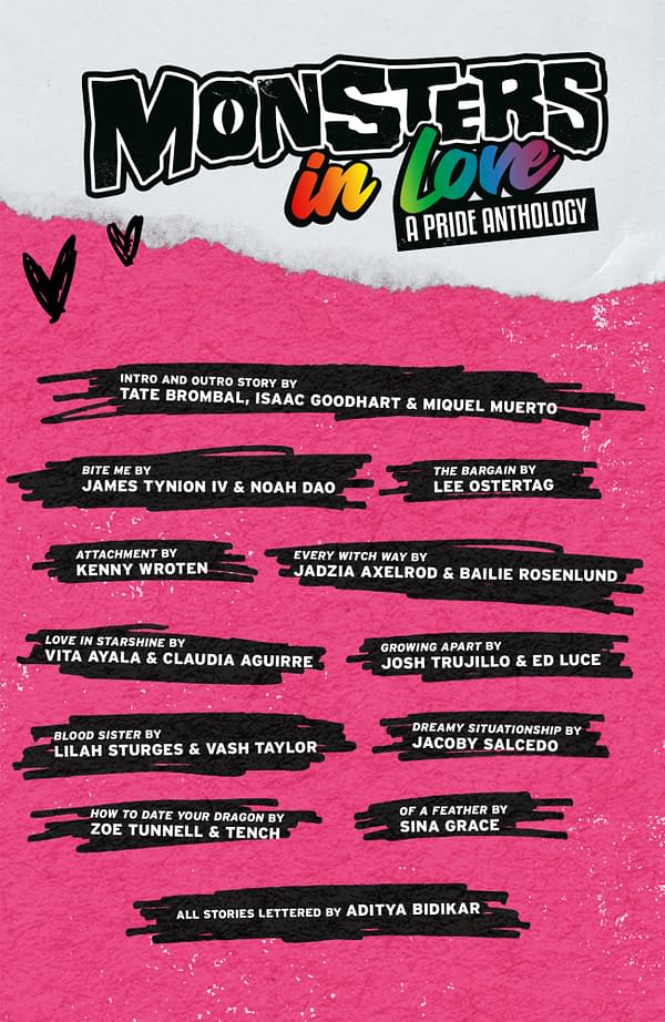 Interior preview page from MONSTERS IN LOVE: A PRIDE ANTHOLOGY V. GAGNON COVER