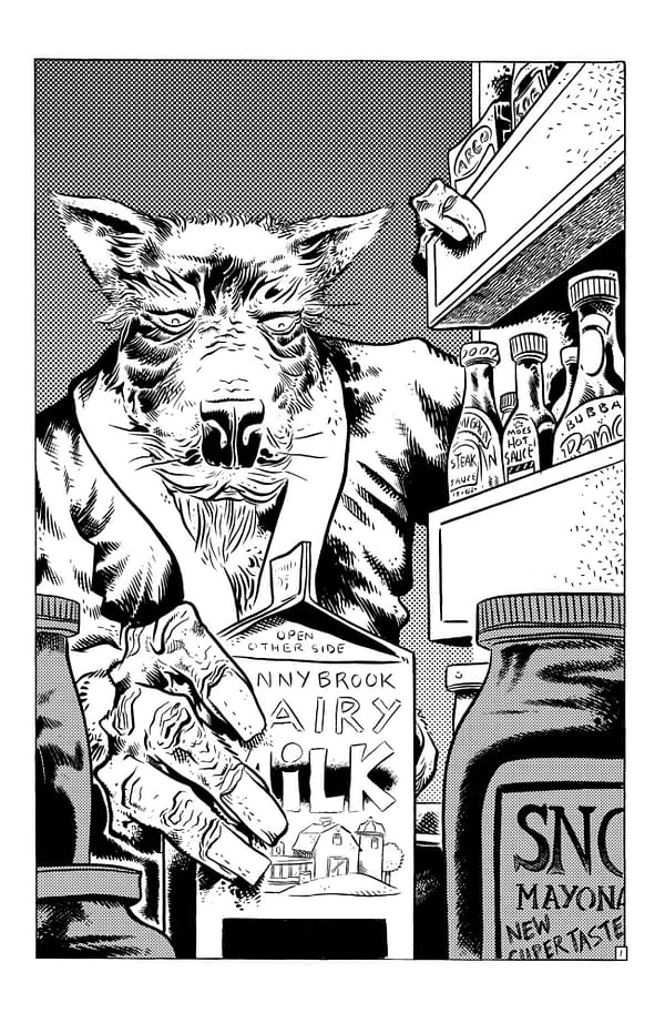 Interior preview page from TMNT: JOURNEYS #10 JIM LAWSON COVER