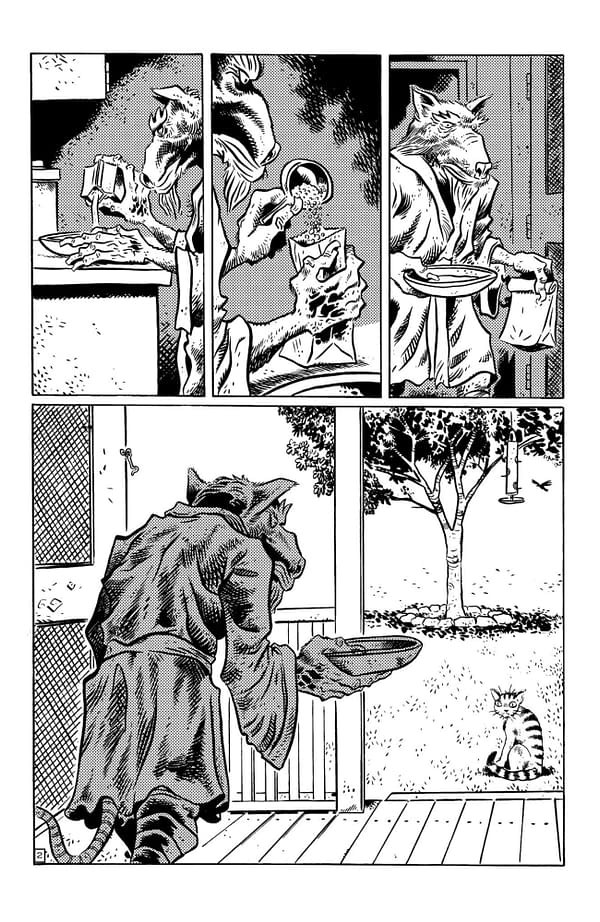 Interior preview page from TMNT: JOURNEYS #10 JIM LAWSON COVER