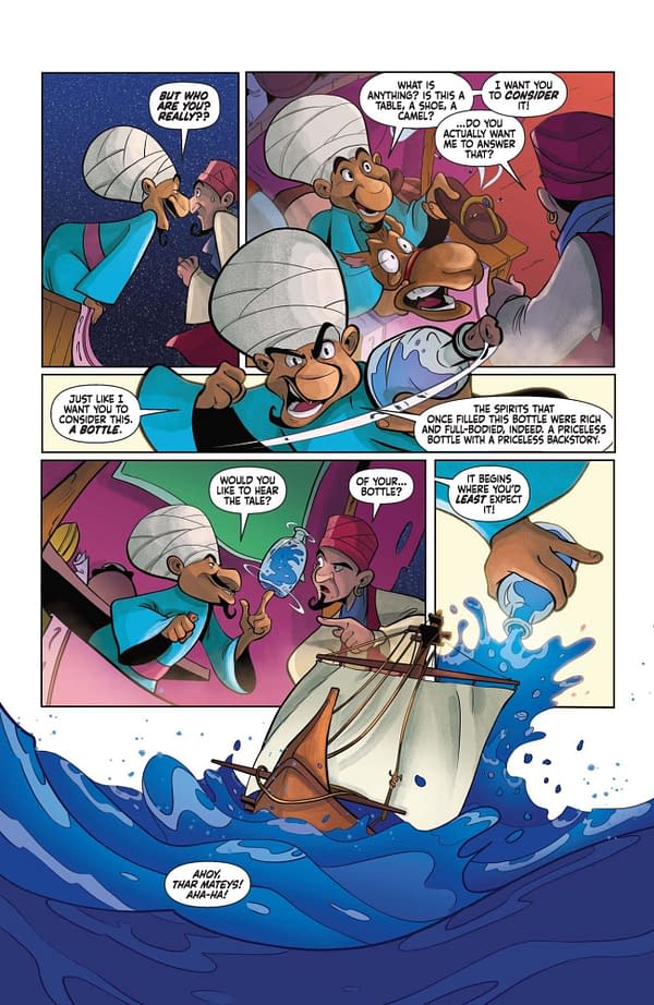 Interior preview page from Aladdin #1