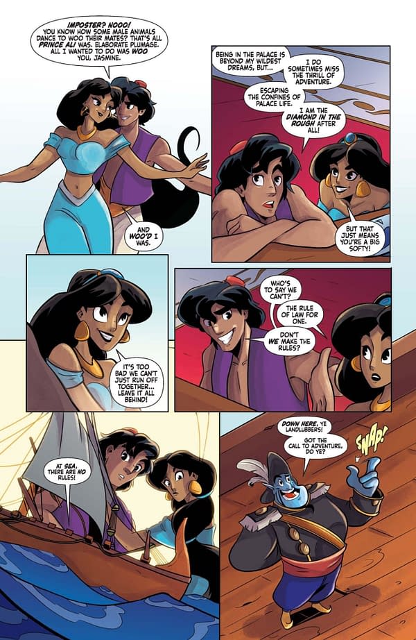 Interior preview page from Aladdin #1