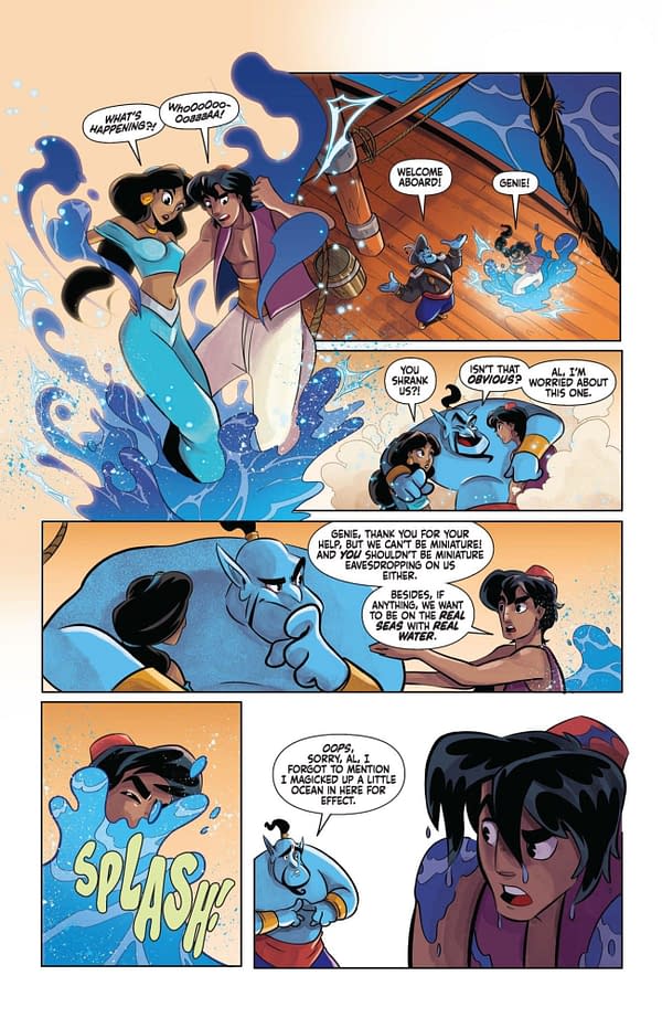 Interior preview page from Aladdin #1