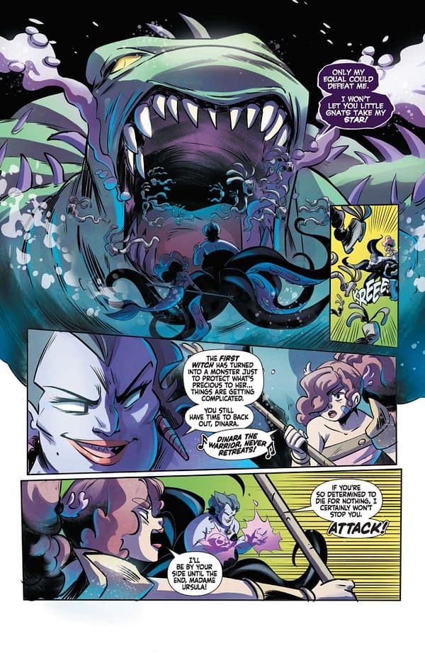 Interior preview page from Disney Villains: Ursula #5