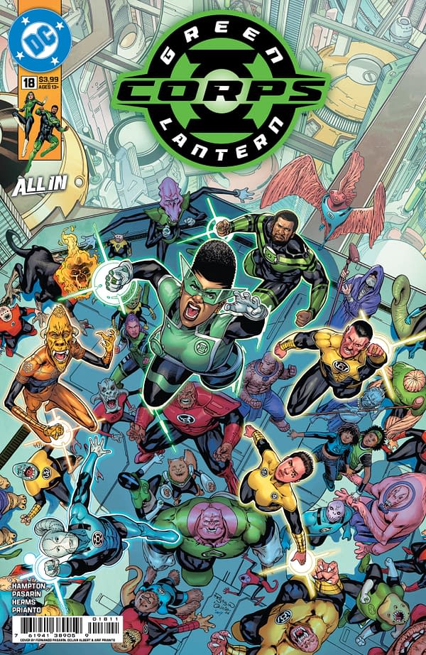 Cover image for Green Lantern Corps #18