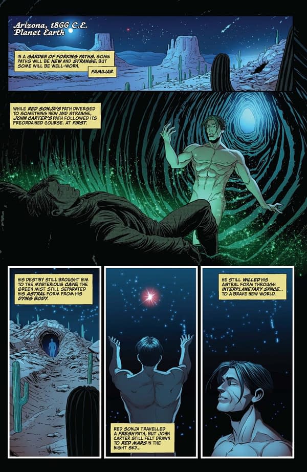 Interior preview page from Altered States: Warlords #2