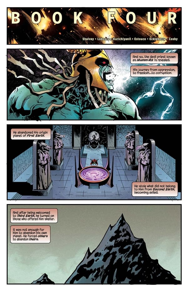 Interior preview page from Mumm-Ra The Ever-Living #4