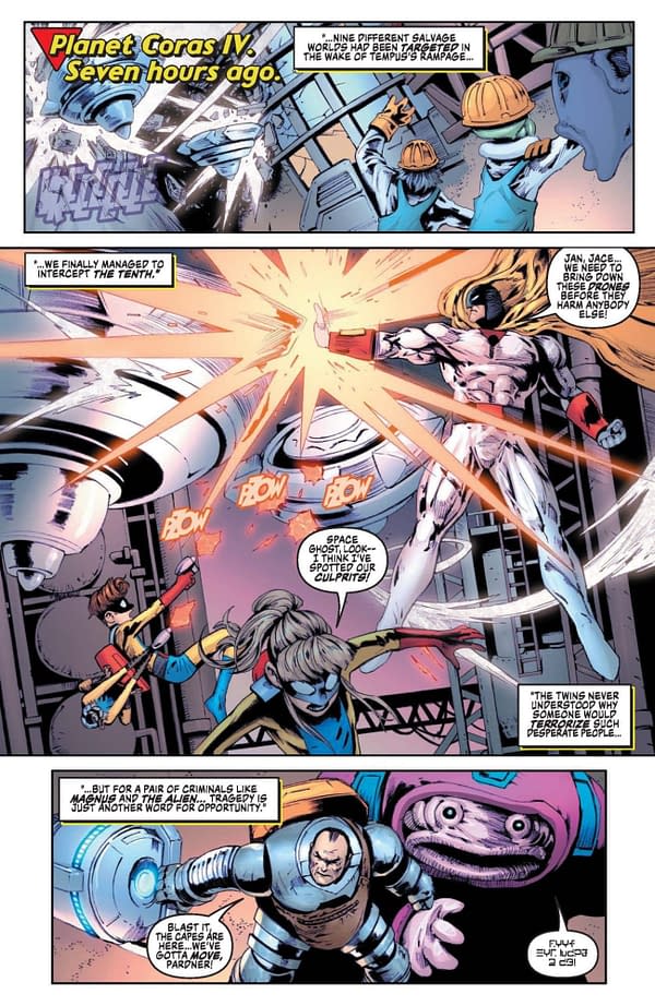 Interior preview page from Space Ghost Annual 2026 #1