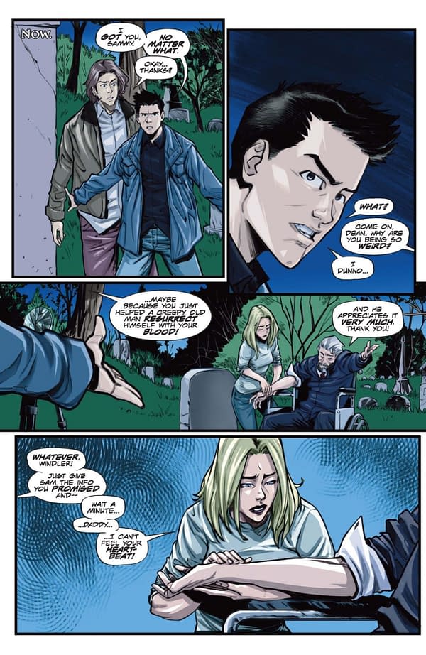 Interior preview page from Supernatural #9