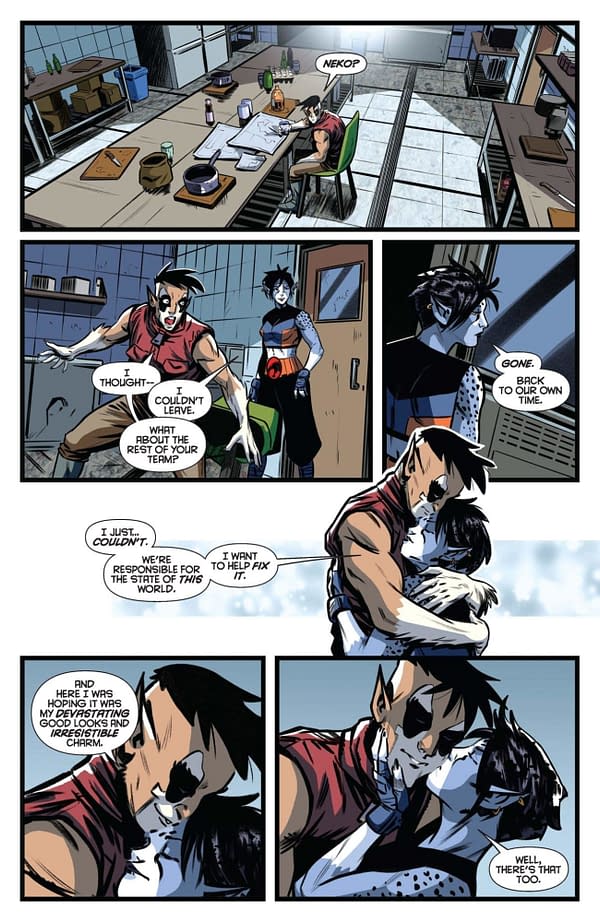 Interior preview page from ThunderCats x SilverHawks: ThunderHawks #4